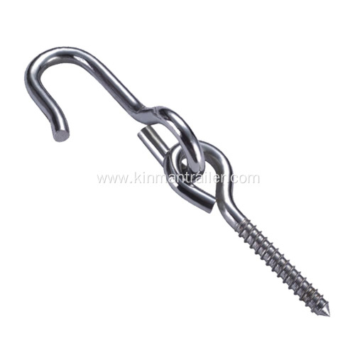 Wood Screw With Swivel Hook